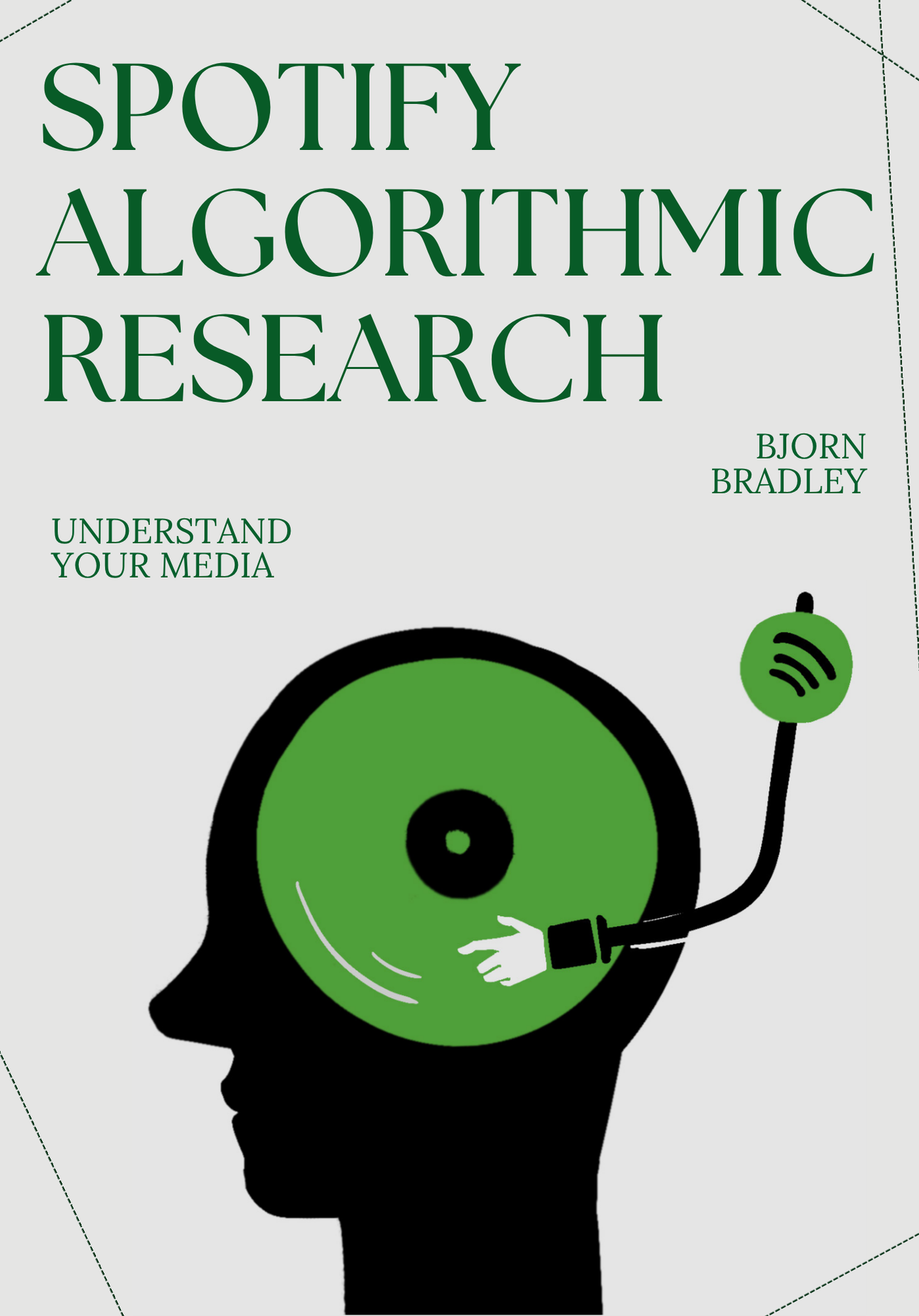 Spotify Recommendation Algorithm Research Zine preview